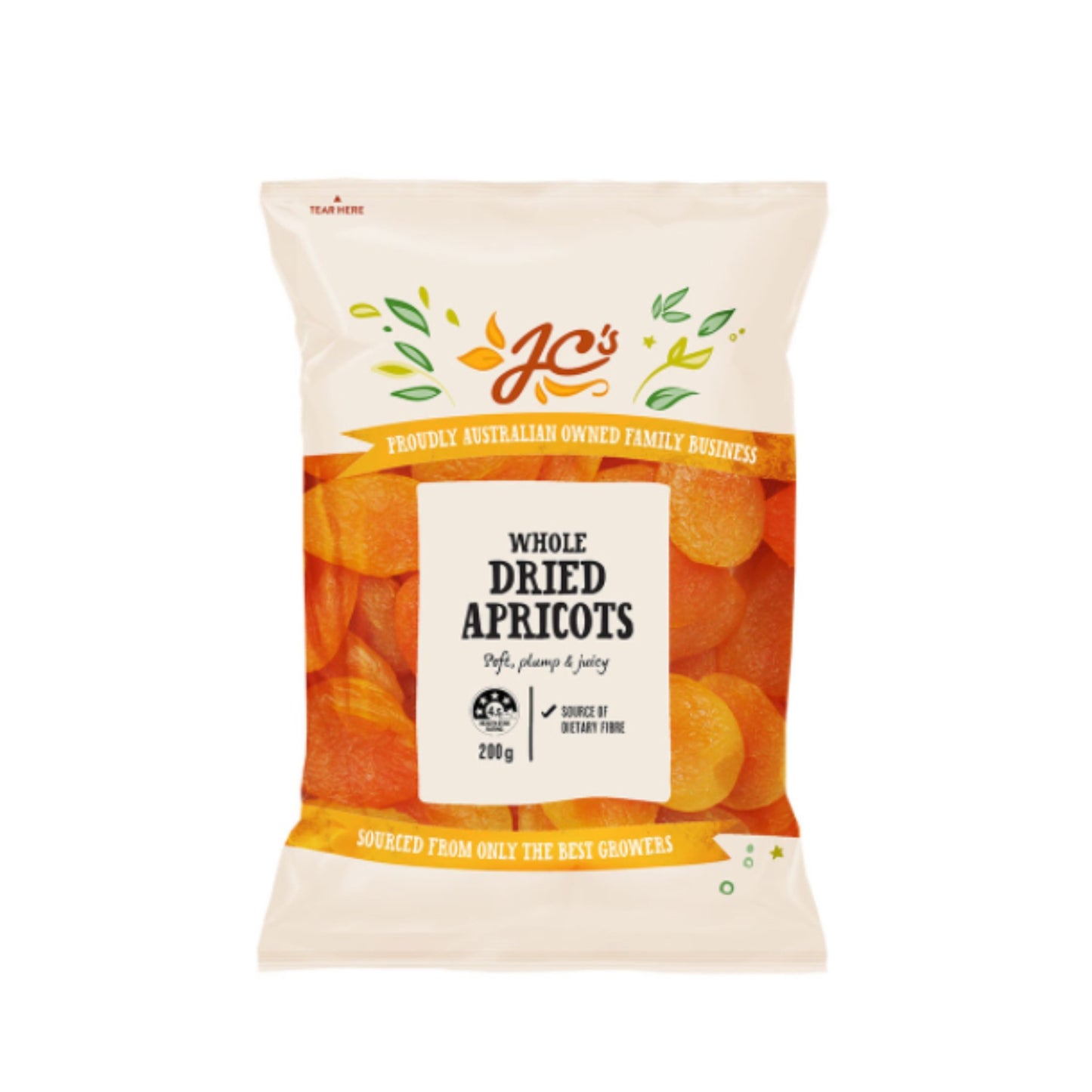 Dried Apricots 500g Bag Premium