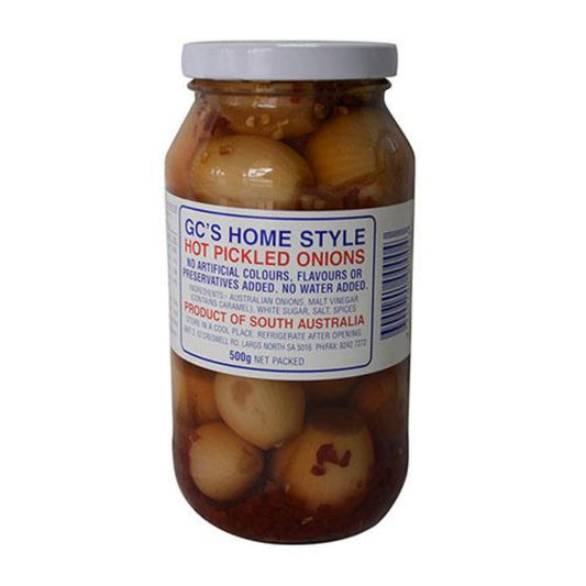 SA G.C. Onions Hot 500g