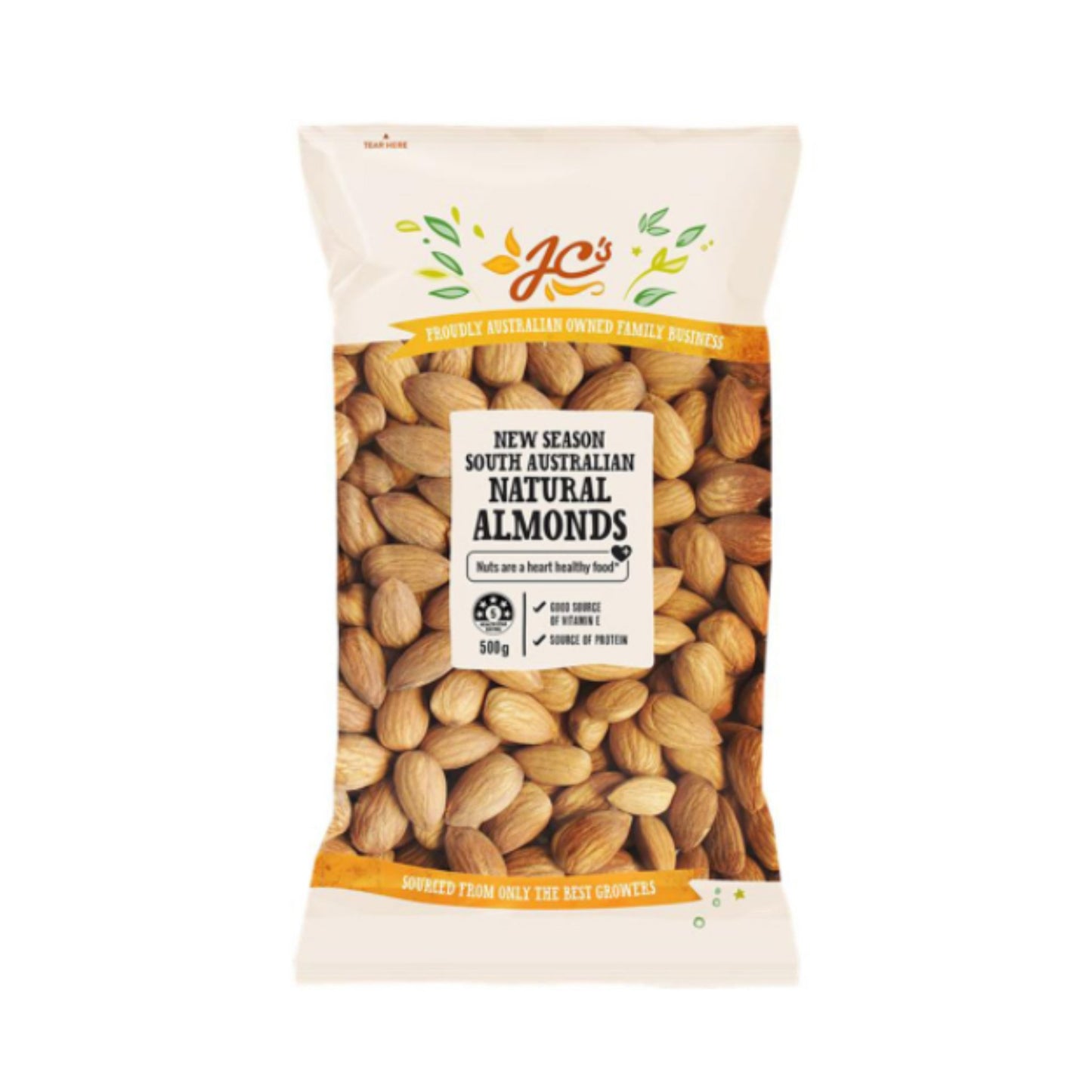 Premium Almonds Natural Australian 500g